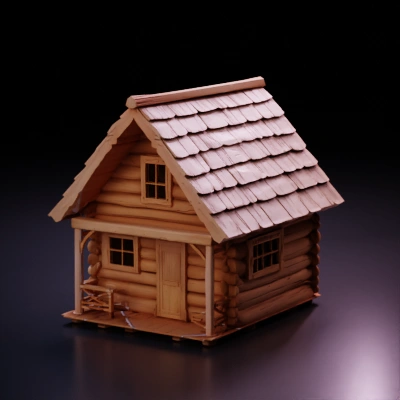 Stylized character render