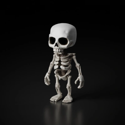 Cinematic portrait render